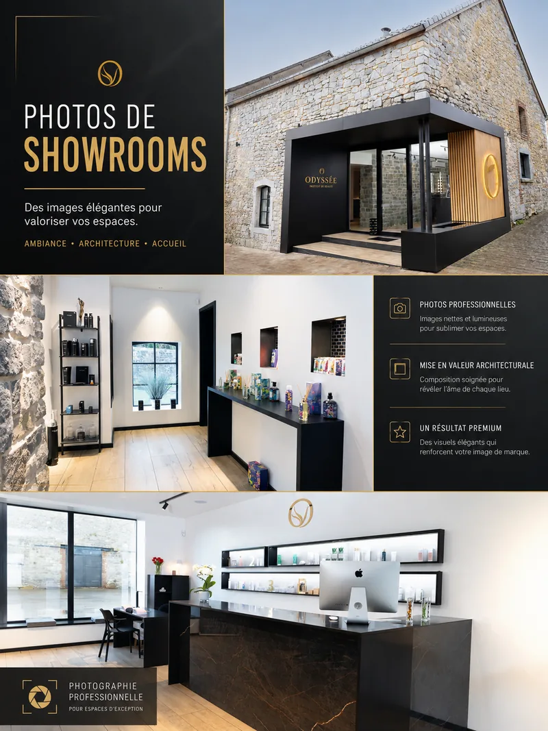 Photo showroom magasin · Polygraphix Studio Charleroi
